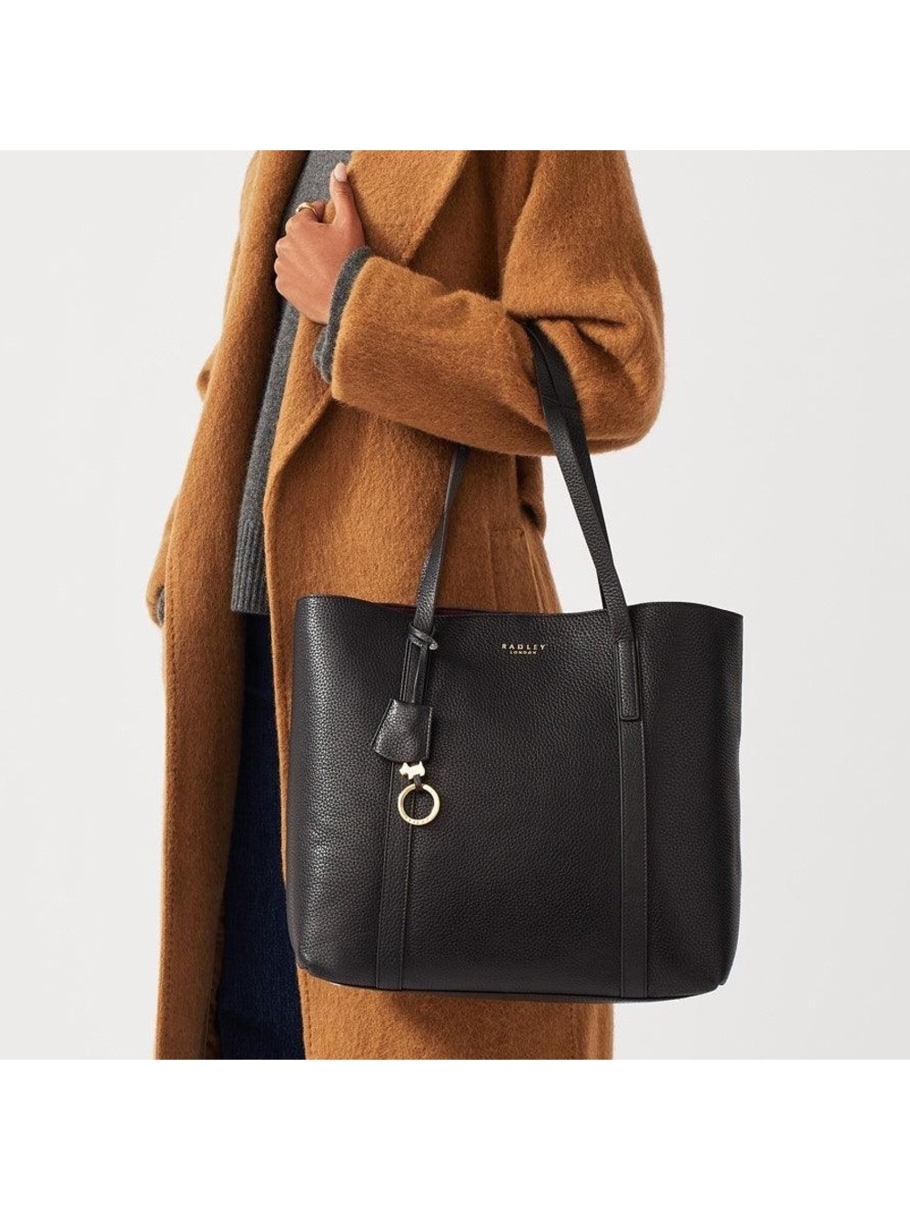 Radley London Museum Street Large Open-Top Tote In Dark Brown, Nwt — image 3 of 8